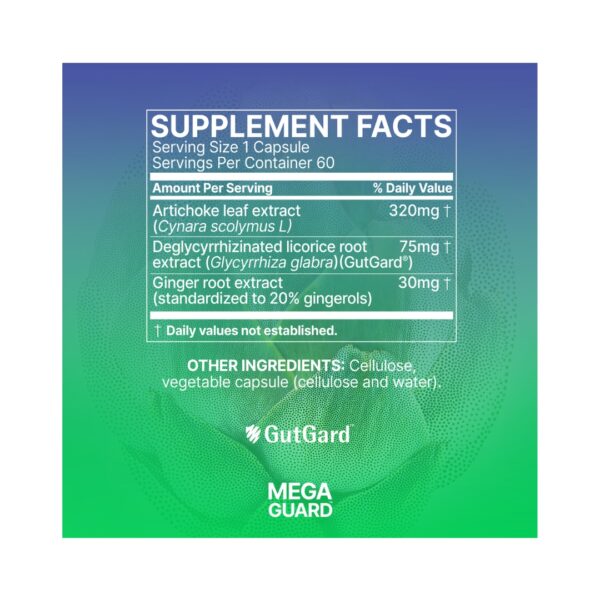MegaGuard supplement facts