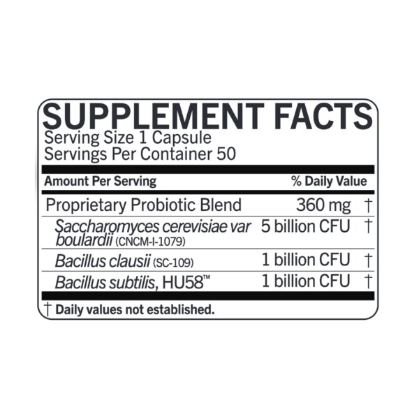 RestorFlora supplement facts
