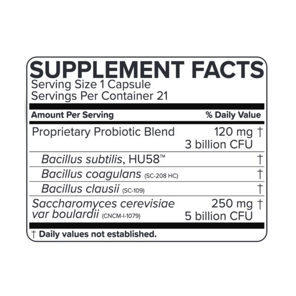 RestorFloraPD supplement facts