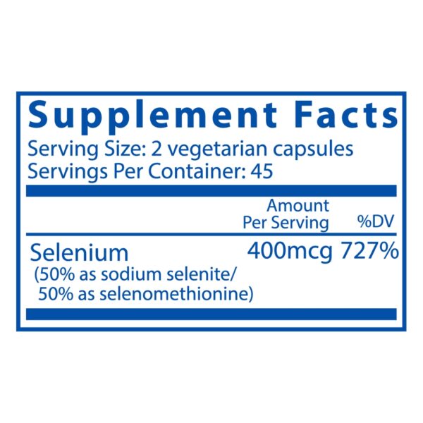 Selenium supplement facts