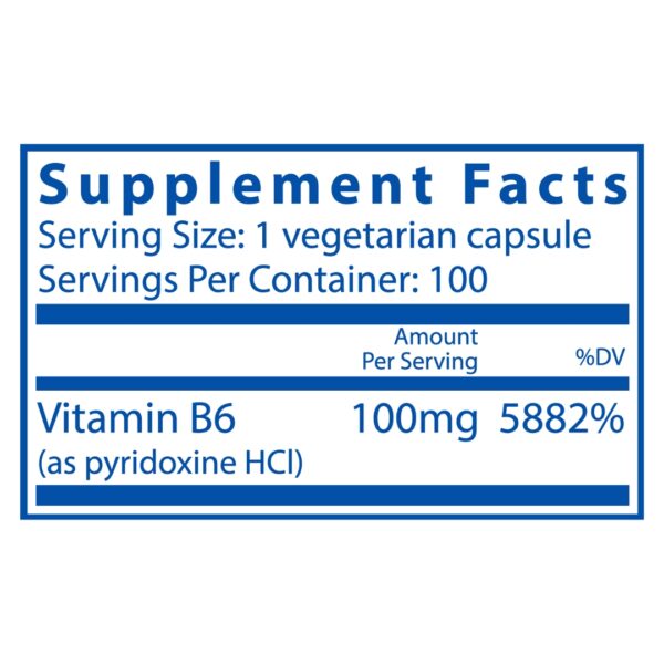Vitamin B6 supplement facts