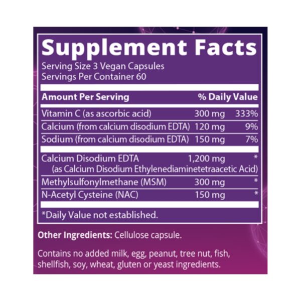 Cardio Chelate supplement facts