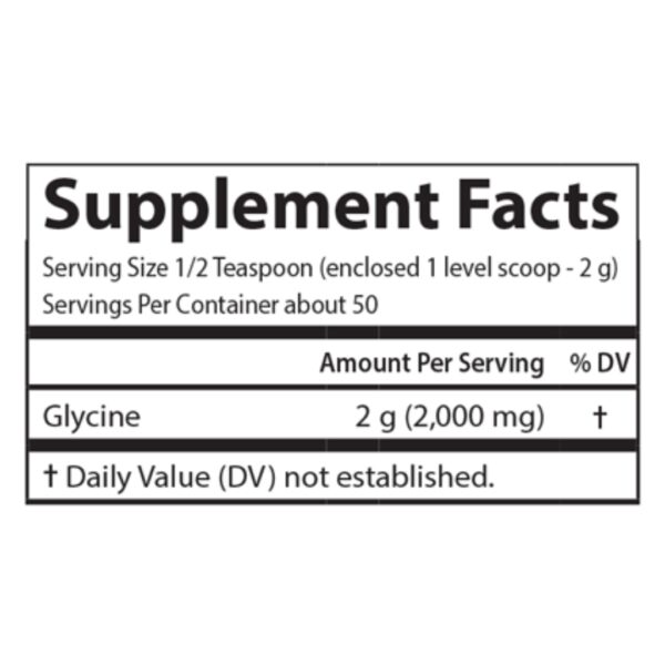 Glycine Powder supplement facts