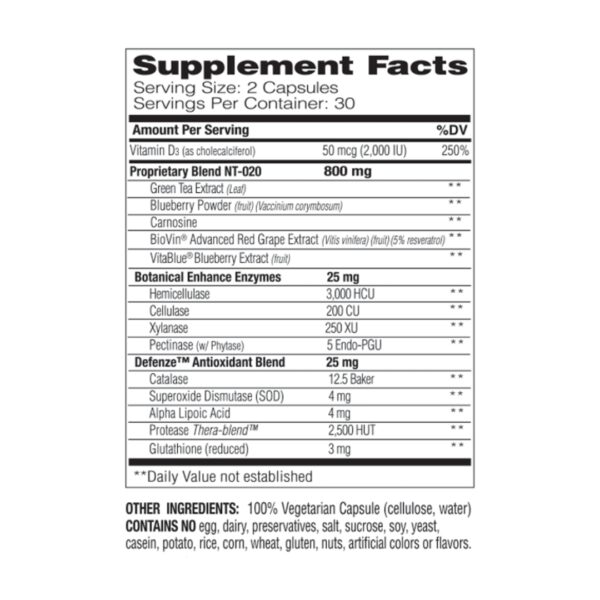 Stem XCell Pro supplement facts