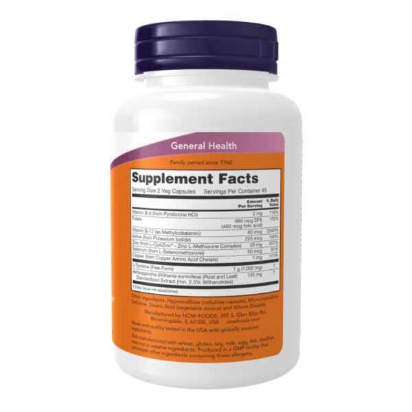 Thyroid Energy supplement facts