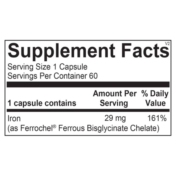 Iron Select supplement facts