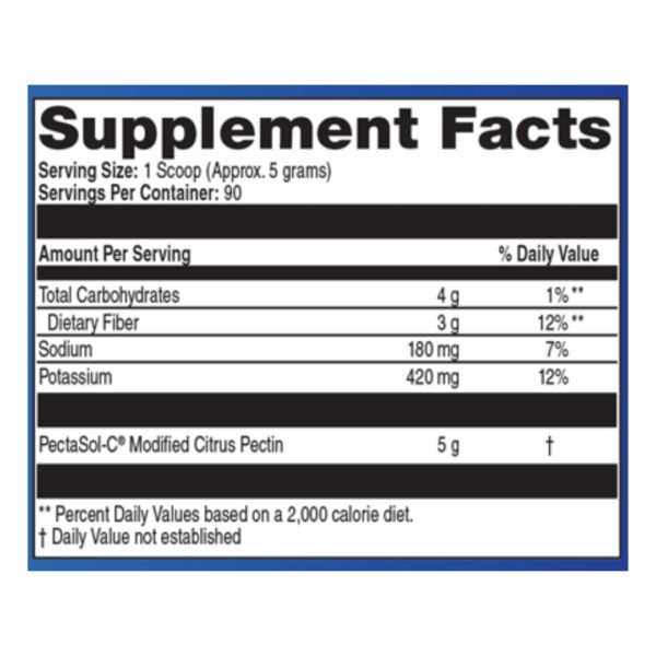 PectaSol C Professional supplement facts