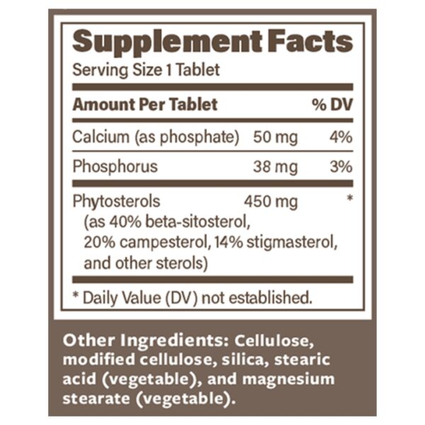 Phytosterols IR 450 mg supplement facts