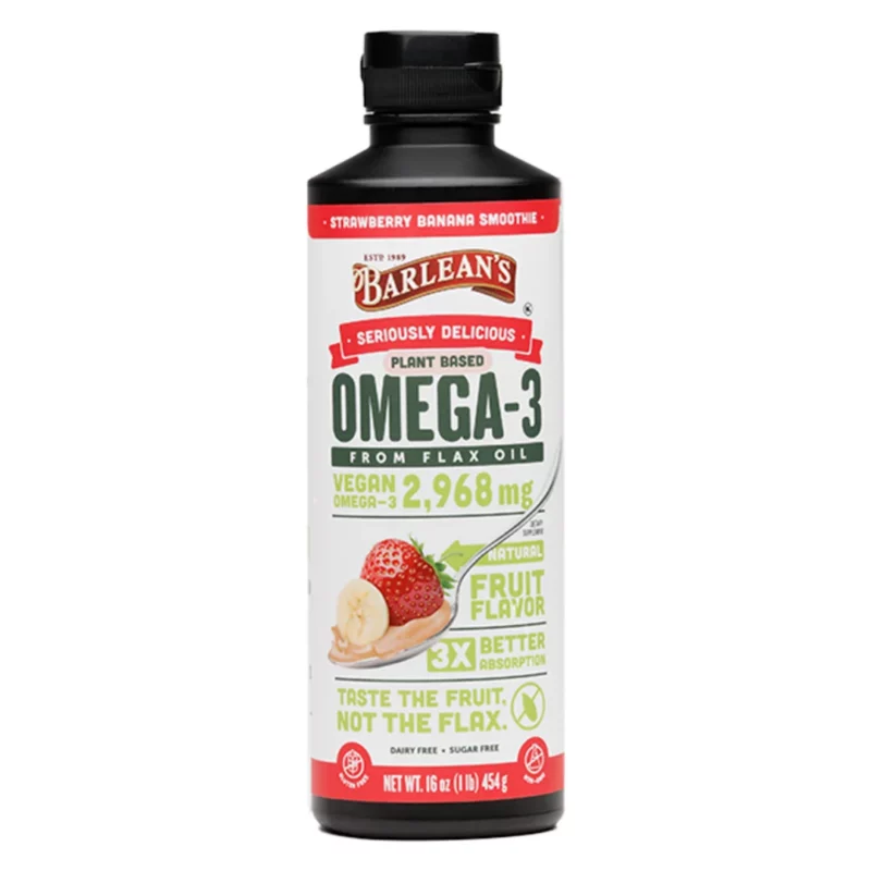 Omega 3 Vegan Strawberry Banana Smoothie
