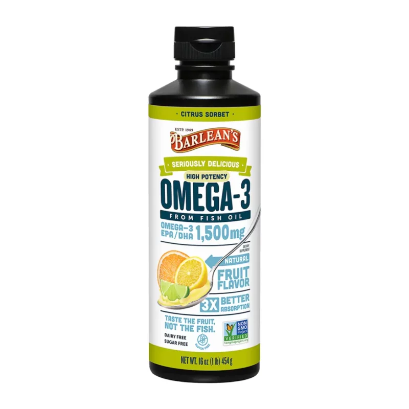 Seriously Delicious High Potency Omega 3 Citrus Sorbet