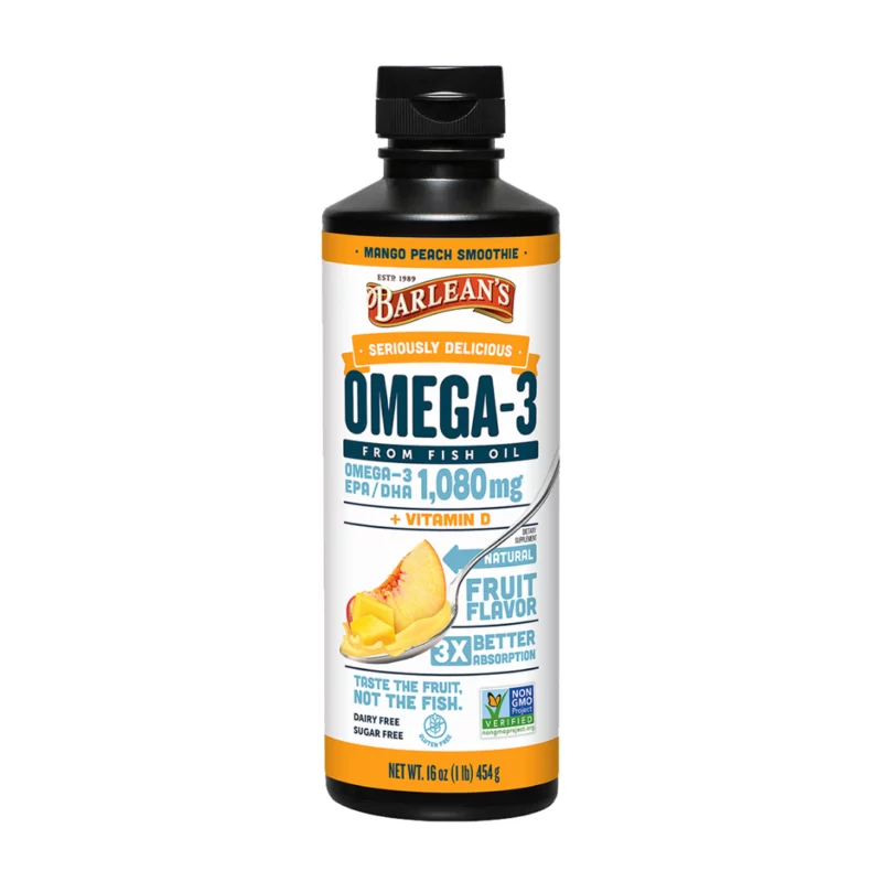 Seriously Delicious Omega 3 Mango Peach Smoothie