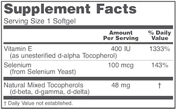 Supplement facts 72