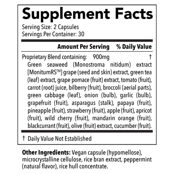 Arterosil HP supplement facts