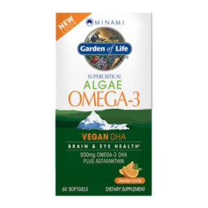 Min Algae Omega-3 Vegan DHA Product-Welltopia Pharmacy