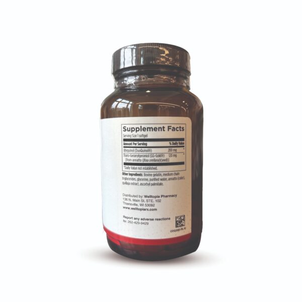 CoQWell 200 supplement facts