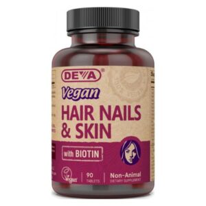 Vegan Hair Nails & Skin with Biotin Product-Welltopia Pharmacy
