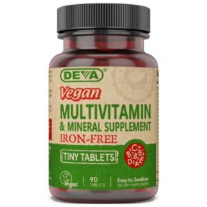 Vegan Tiny Tablets Multivitamin (Iron-Free) Product Welltopia Pharmacy